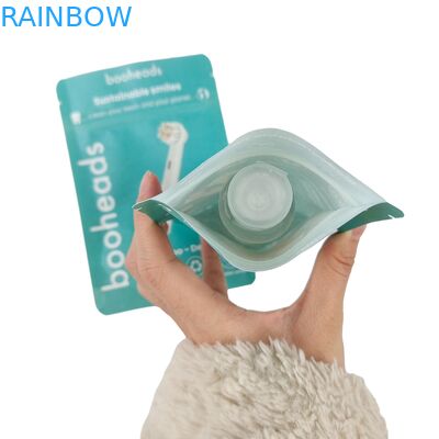 Sacchetto biodegradabile per lozione per il corpo Bagno sale doccia Gel imballaggio alimentare Sacchetti a serratura a zip sacchetto stand up