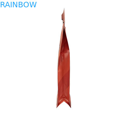 Bottom Gusset Plastic Zip Bag Plastic Square Flat Bottom Bag Food Packaging Side Seal Pet Food Bag Con Manico