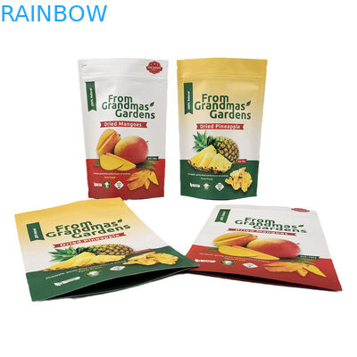 Sacchetto di imballaggio alimentare di alta qualità con cartone kraft a ziplock, sacchetto a piedi, sacchetto alimentare, sacchetti Mylar ricapsulabili