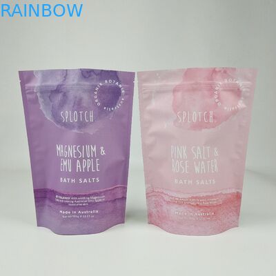 Personalizzazione 500pcs 1000pcs Low Moq Zipper Lock Food Candy Packaging Custom Digital Printing Reseal Stand Up Bag