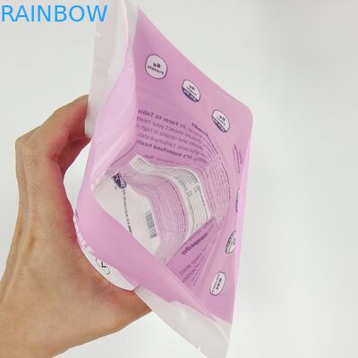 Logo personalizzato Imballaggio alimentare Antiodore Zip Self Seal Borse Stand Up Mat Finish Effetto metallico Stampato Stand Up Zippe