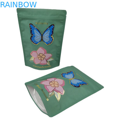 Sacchetti Mylar ri-chiudibili personalizzati con cerniera di stampa digitale con confezione di caramelle gommose