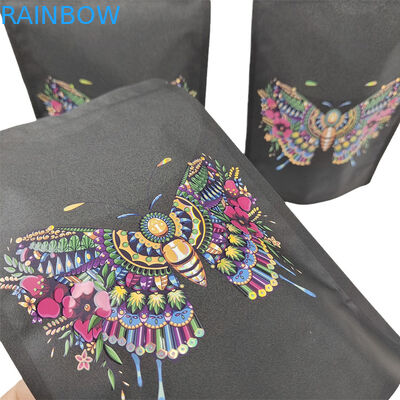 Borsa Stand Up Biodegradabile Borsa di carta Kraft con stampo a caldo Borse antiodore con logo