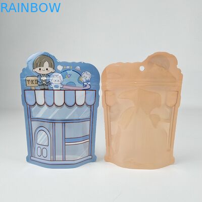 Stampa a gravura finitura opaca Mylar Stand up sacchetto di imballaggio sacchetto sigillabile a calore uva passa facile lacerazione Notch sacchetti ziplock