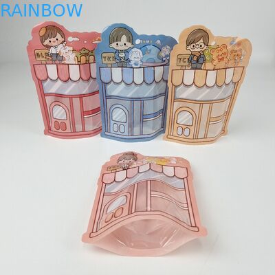 Stampa a gravura Stampa mate Mylar Stand Up Bag Bag Packaging Bag Calore ricapsulabile Raisin Easy Tear Notch Ziplock Bags