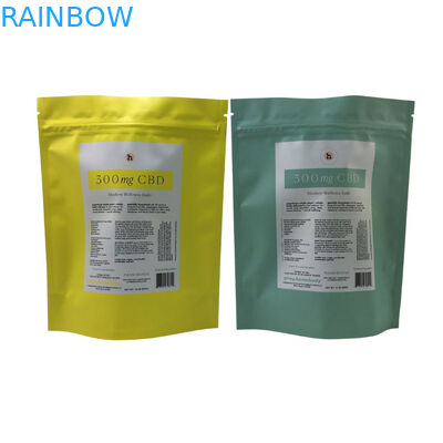 Mylar sacchetti per alimenti carta kraft ziplock stand up sacchetto