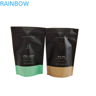 Stampa del logo su misura Ziplock sacchetto corpo scrub sapone bomba da bagno imballaggio carta di alluminio sacchetto di plastica zipper sacchetti di sale da bagno