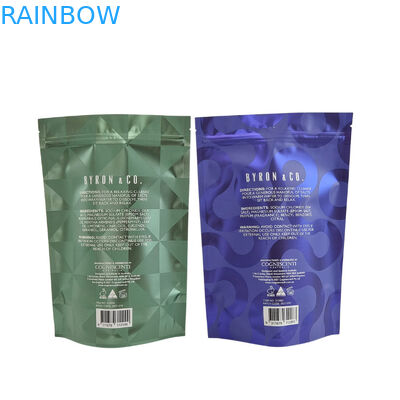 Matte Oem Custom stampato Sali da bagno Imballaggio Zip Lock Bagno sale corpo scrub Standing sacchetto imballaggio sacchetti Stand Up