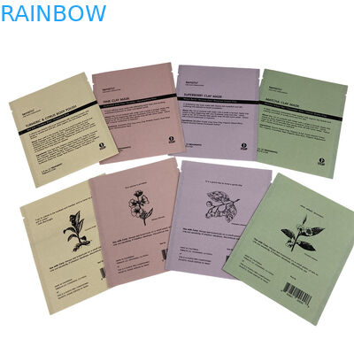 Imballaggio personalizzato Sacchetti in foglio di alluminio di plastica biodegradabile impermeabile Chiusura a cerniera piatta per caffè