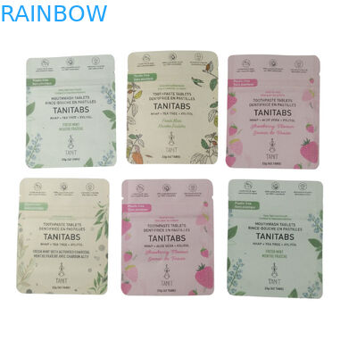 Imballaggio alimentare ecologico a ziplock 100% compostabile, biodegradabile