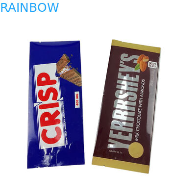 Stampato su misura di qualità alimentare Sul retro del lato sigillato Sacchetto Snack Energy Bar Imballaggio Confezione Sacchetto di cioccolato a base di funghi