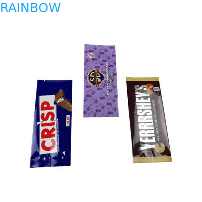 Stampato su misura di qualità alimentare Sul retro del lato sigillato Sacchetto Snack Energy Bar Imballaggio Confezione Sacchetto di cioccolato a base di funghi