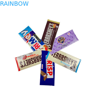 Stampato su misura di qualità alimentare Sul retro del lato sigillato Sacchetto Snack Energy Bar Imballaggio Confezione Sacchetto di cioccolato a base di funghi