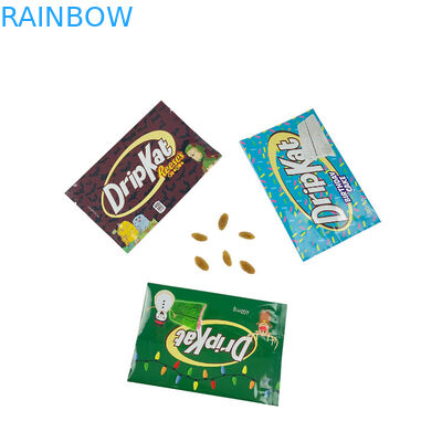 Food Back Side Seal Bag Snack Candy Packaging Chocolate Candy Bar Wrapper Personalizzato Middle Side Seal Candy Bags