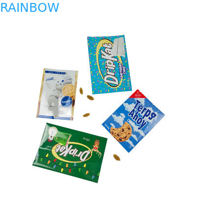 Food Back Side Seal Bag Snack Candy Packaging Chocolate Candy Bar Wrapper Personalizzato Middle Side Seal Candy Bags