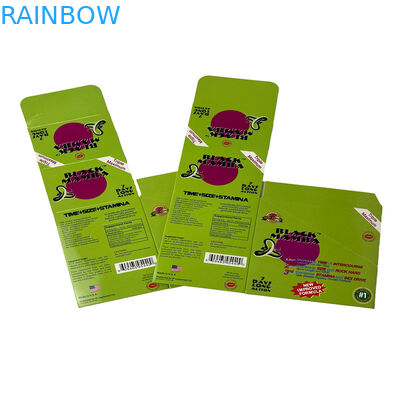 Black Mambar Pillole sessuali imballaggio Black Panther Blister Card imballaggio