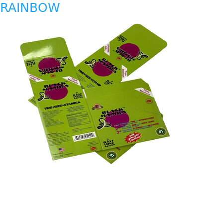 Black Mambar Pillole sessuali imballaggio Black Panther Blister Card imballaggio