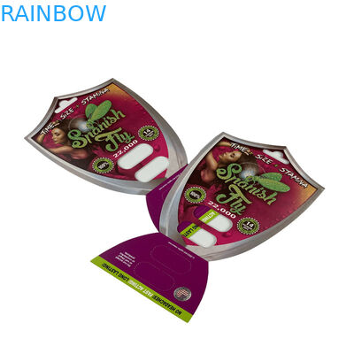 3D Sex Pill Blister Card Packaging Per 1/2 Capsule Ventricolare 3D Card Display Box