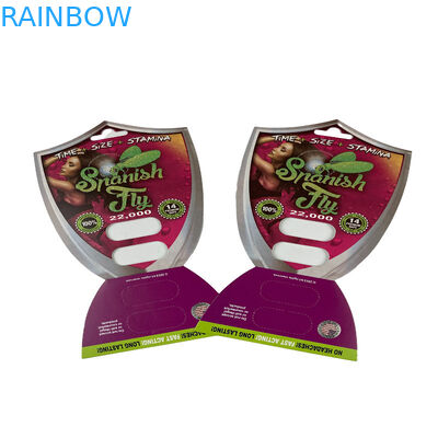 3D Sex Pill Blister Card Packaging Per 1/2 Capsule Ventricolare 3D Card Display Box