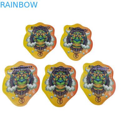 Sacchetti per caramelle a forma di ziplock a misura di plastica a forma speciale a prova di bambino a prova di odore 3.5g 7g sacchetti a forma di Mylar