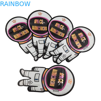 Forma stampata su misura Mini sacchetto Mylar 1g 3.5g 7g 14g 28g Funghi Bambino resistente all'odore Soft Touch Proof Cali Pack Sacchetto Mylar