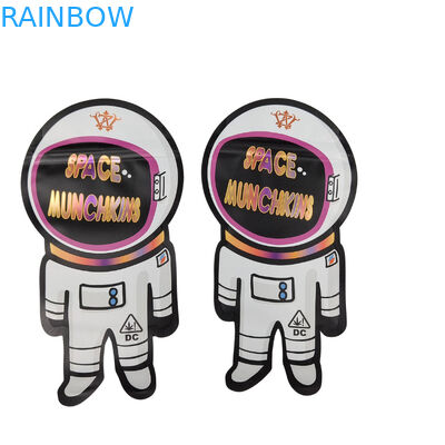 Forma stampata su misura Mini sacchetto Mylar 1g 3.5g 7g 14g 28g Funghi Bambino resistente all'odore Soft Touch Proof Cali Pack Sacchetto Mylar