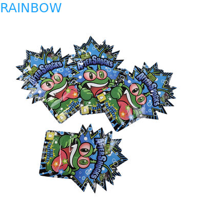 Imballaggio su misura Disegno di imballaggio antiodore Sacchetti ricapsulabili Conservatorio alimentare 3.5g Sacchetti per snack Imballaggio in plastica Sacchetti Mylar