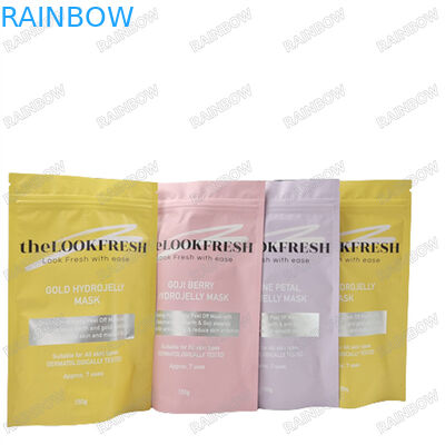 Logo Stampa personalizzata Sacchetti riutilizzabili per la pulizia del corpo Esemplare impermeabile Borsa in piedi con lucchetto a zip