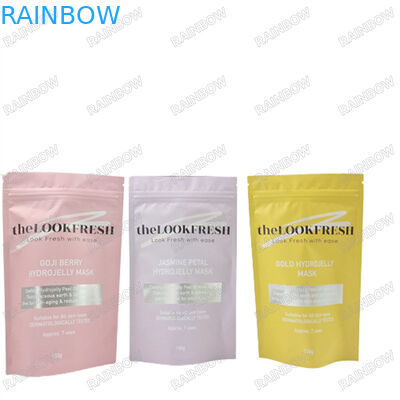 Logo Stampa personalizzata Sacchetti riutilizzabili per la pulizia del corpo Esemplare impermeabile Borsa in piedi con lucchetto a zip