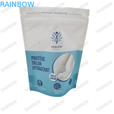 Sacchetti a logo personalizzati di alta qualità a prova di umidità ricapribili di qualità alimentare imballaggio di sale da bagno sacchetti di plastica in piedi
