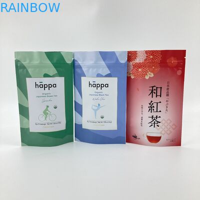 Confezionamento per sacchetti in carta kraft sacchetti da tè confezionamento per sacchetti in piedi ri-chiudibili