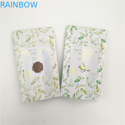 Imballaggio di sacchetti di tè finiti lucidi o opachi per cartoni per l'esportazione con effetto colore