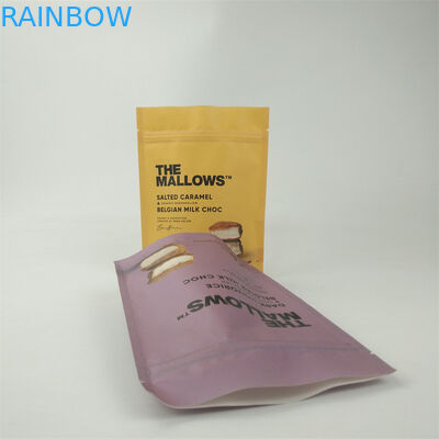 sacchetti di carta kraft biodegradabili stampati su misura sacchetti di carta kraft di qualità alimentare sacchetto di imballaggio a zip