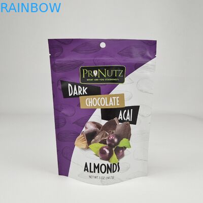 Disegno personalizzato 250g 500g Stand Up Aluminum Foil Light Proof Mylar Packaging Bag Zip Lock Smell Proof Pouch Sachet Packets