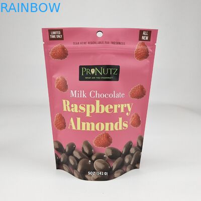 Disegno personalizzato 250g 500g Stand Up Aluminum Foil Light Proof Mylar Packaging Bag Zip Lock Smell Proof Pouch Sachet Packets