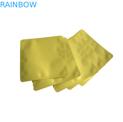 Logo personalizzato di qualità alimentare Chiara Zipper anteriore 3 Side Seal Bag per maschera facciale