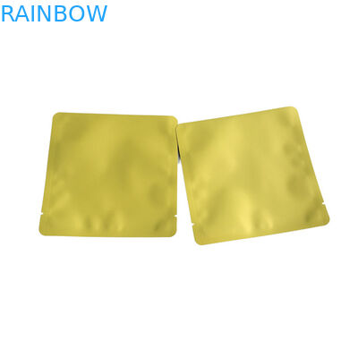 Logo personalizzato di qualità alimentare Chiara Zipper anteriore 3 Side Seal Bag per maschera facciale