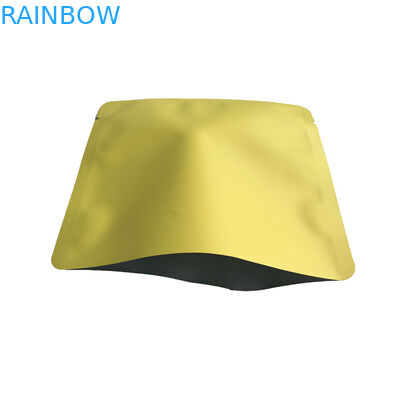 Logo personalizzato di qualità alimentare Chiara Zipper anteriore 3 Side Seal Bag per maschera facciale