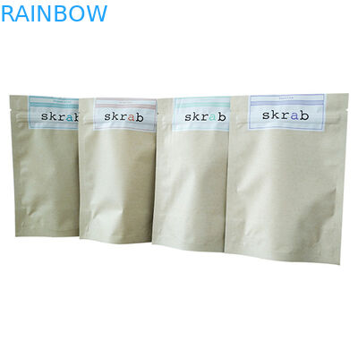 Sacchetti di foglio d'argento in piedi con Doy Pack Design per l'imballaggio di gomma per il corpo del caffè