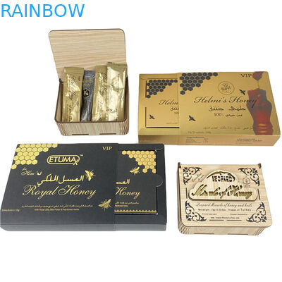 Vendita diretta di fabbrica Sacchetti e scatole di miele con spot UV stampa del logo personalizzato