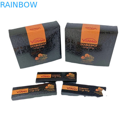 Vendita calda sacchetto di imballaggio in plastica vuoto nero toro miele con scatola di visualizzazione sacchetto Mylar sacchetto liquido di imballaggio miele