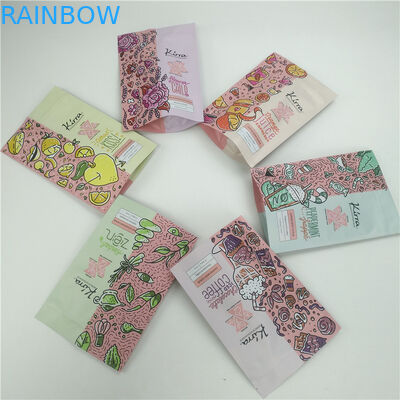 Ricaricabile Zip Lock Stand Up Bag Body Scrub Cosmetici Bagno di imballaggio in plastica