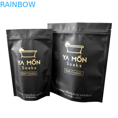 Sacchetti di foglio d'argento per sacchetto per lo scrub del corpo in piedi con cerniera sacchetto per lo scrub del corpo in piedi