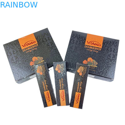 Vitamax Factory Custom Rhino Honey 3D Lenticular Card Rhino Pill Display Box Sacchetti di miele Imballaggio