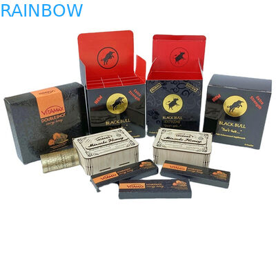 Confezione su misura Confezione per rinoceronti Confezione per pillole maschili Confezione cartacea per pillole sessuali