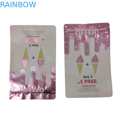 Sacchetto di imballaggio alimentare con chiusura a cerniera per ordini personalizzati accettato