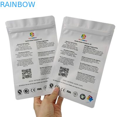 Ordine su misura Acceptata confezione di sacchetti per snack con 120 rigidità e chiusura a zip