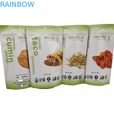 Imballaggio di sacchetti di plastica per snack con tacca a strappo per una visione conveniente e usa e getta