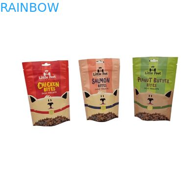 Borse di snack a fondo piatto stampate su misura con superficie opaca per sacchetti di imballaggio alimentare