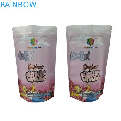 Borse di snack a fondo piatto stampate su misura e resistenti alle lacrime per sacchetti di confezionamento di cioccolato